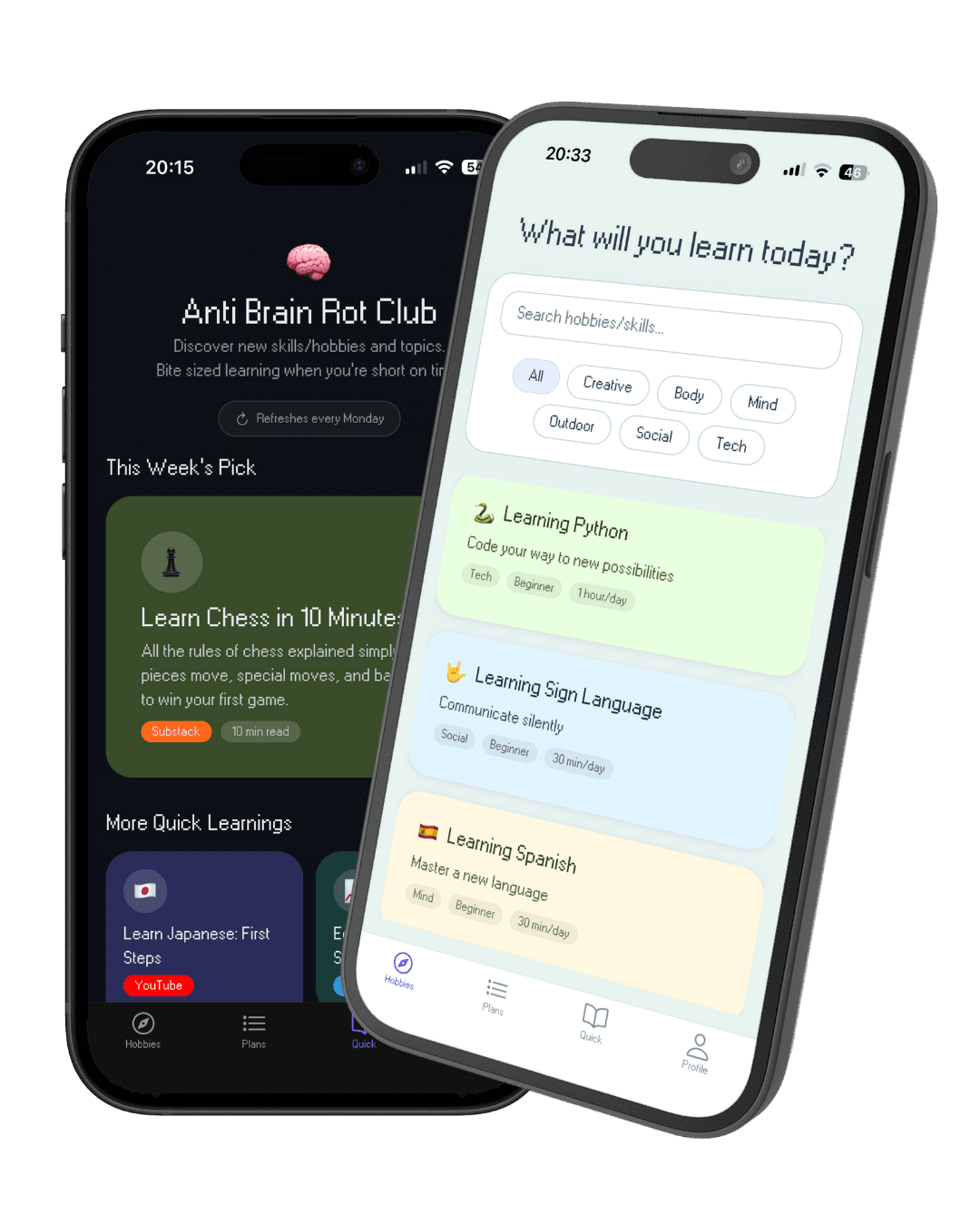 Polymath App Screenshots